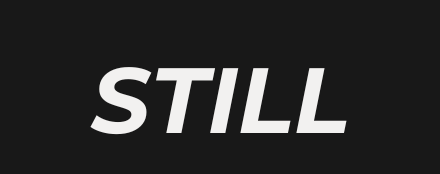 Wednesday Poetry: Still